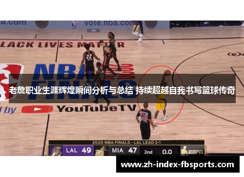 老詹职业生涯辉煌瞬间分析与总结 持续超越自我书写篮球传奇